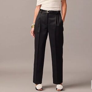 Straight leg essential pant in wool blend